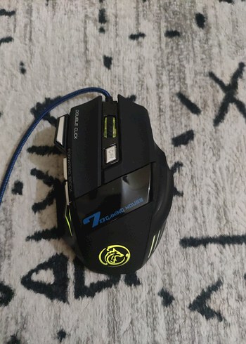 Siyah Kablolu Piranha oyun Klavyesi ışıklı ve ışıklı mouse - Görsel 3