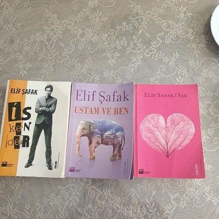 temiz kitaplar piyasa fiyatının çok altı. #elifşafak #aşk#ustamv