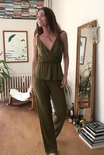 Yeşil Pijama Takımı