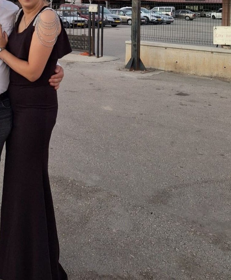 Siyah balık elbise - Görsel 3