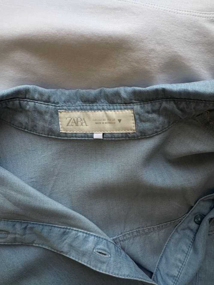 Zara Akıcı %100 Liyosel Şort Tulum - Görsel 5