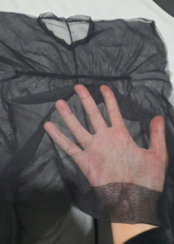 Siyah pareo kadın - Görsel 4