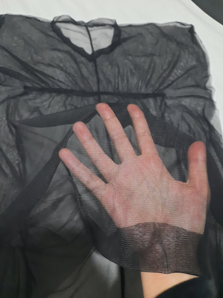 Siyah pareo kadın - Görsel 4