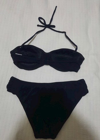 Siyah Strappy Kadın Bikini