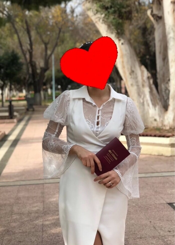 Beyaz abiye - Görsel 2