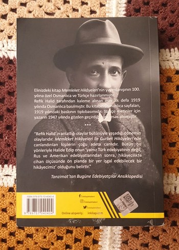  Refik Halid Karay Memleket Hikayeleri Osmanlıca-Türkçe