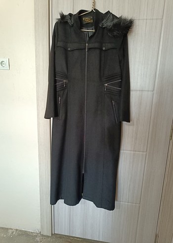 Diğer Siyah Uzun Goth Kadın Kaban