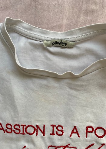 Beyaz Sıfır Kollu Baskılı Kadın Atlet - Görsel 2