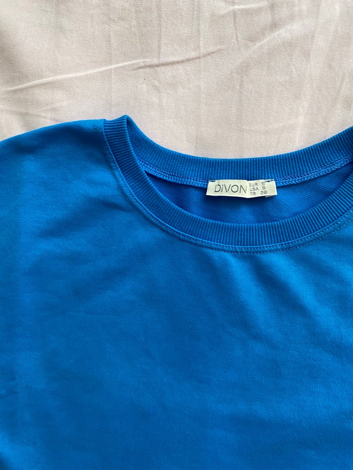 Mavi Kadın Kısa Kollu Basic Tişört - Görsel 2