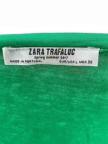 l Beden yeşil Renk Zara Bluz %70 İndirimli.