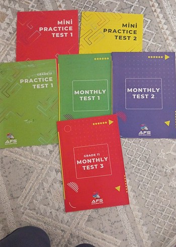 11. sınıf İngilizce AFS yayınları gramer pratik Kitap seti - Görsel 2