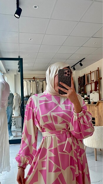 diğer Beden pembe Renk Pembe Saten elbise