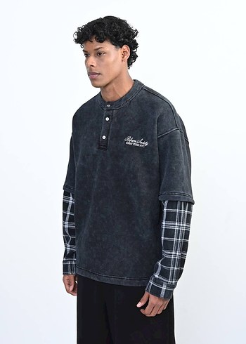 Oversize Eskitme Sweatshirt (Sıfır/Etiketli) - Görsel 3