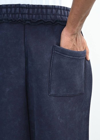 Oversize Geniş Paça Eskitme Eşofman Altı (Sıfır/Etiketli) - Görsel 4