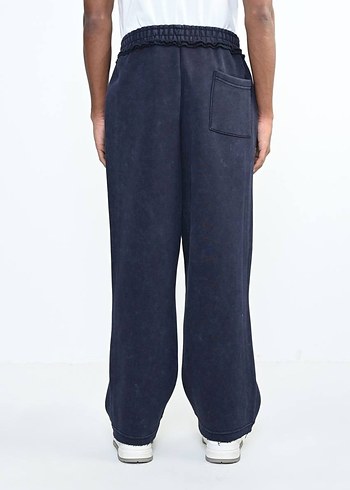 Oversize Geniş Paça Eskitme Eşofman Altı (Sıfır/Etiketli) - Görsel 3