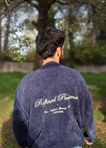 Vintage Görünümlü Oversize Kazak/Sweatshirt (Sıfır/Etiketli) - Görsel 4