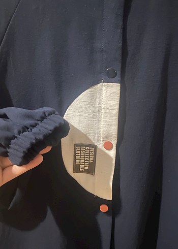 Lacivert mevsimlik hırka - Görsel 7