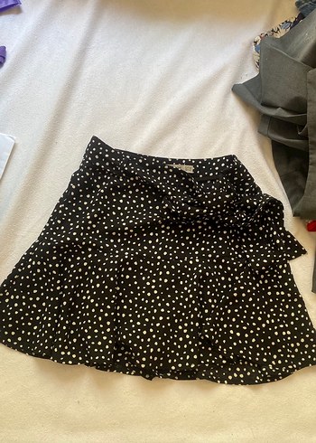 Puantiyeli Mini Etek Stradivarius