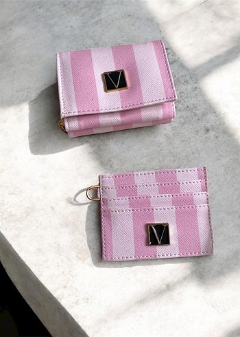 Victoria's Secret Pembe Kadın Cüzdan Seti