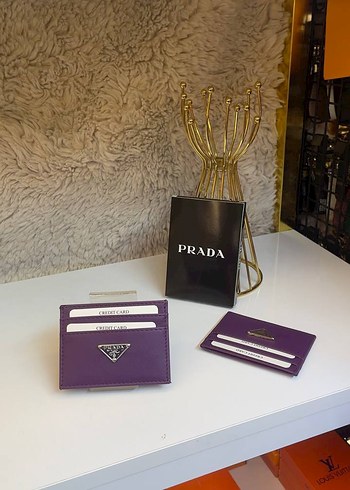 Prada Mor Deri Kadın Kartlık
