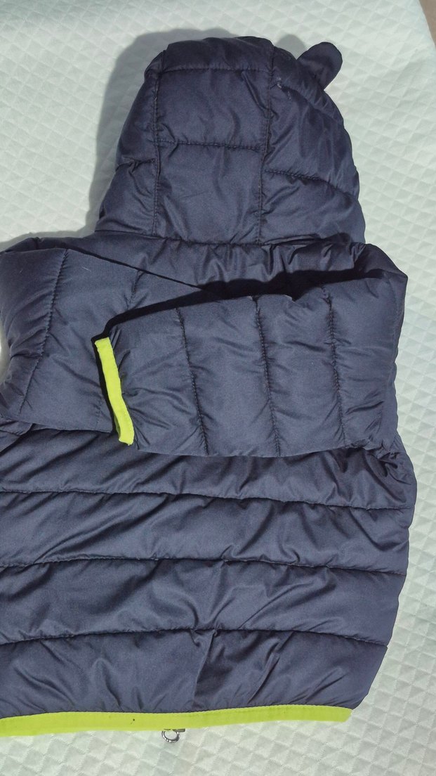 Erkek Bebek Kapüşonlu Mont - Görsel 3