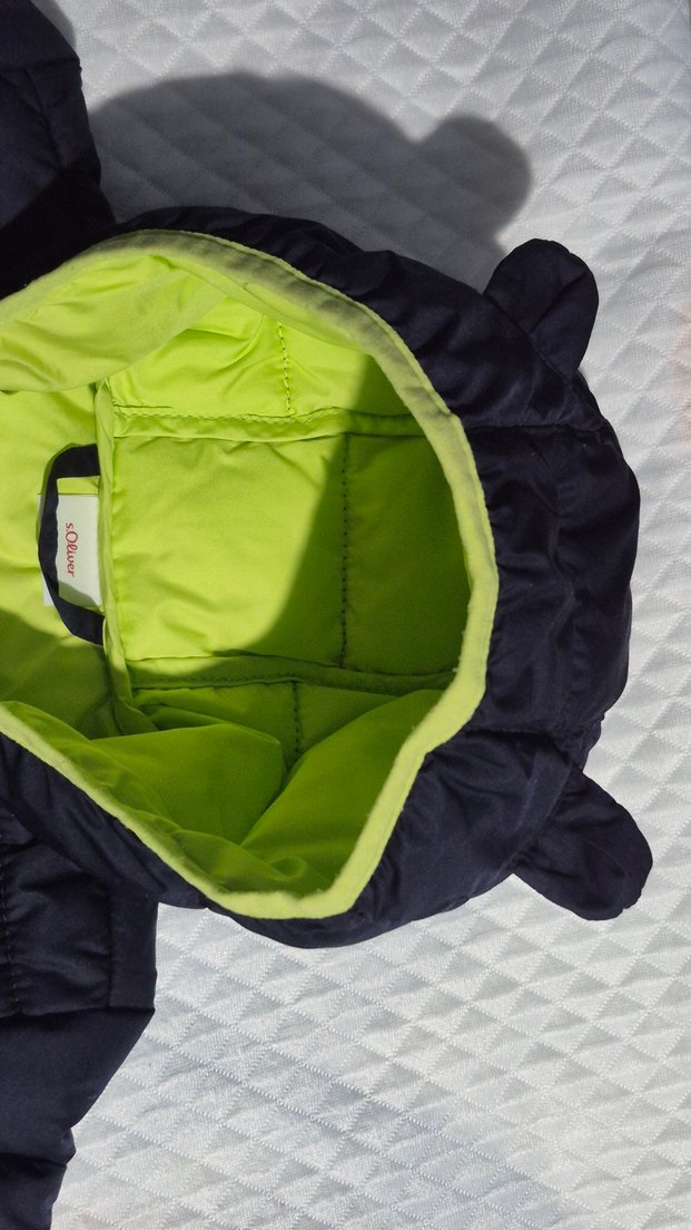 Erkek Bebek Kapüşonlu Mont - Görsel 5