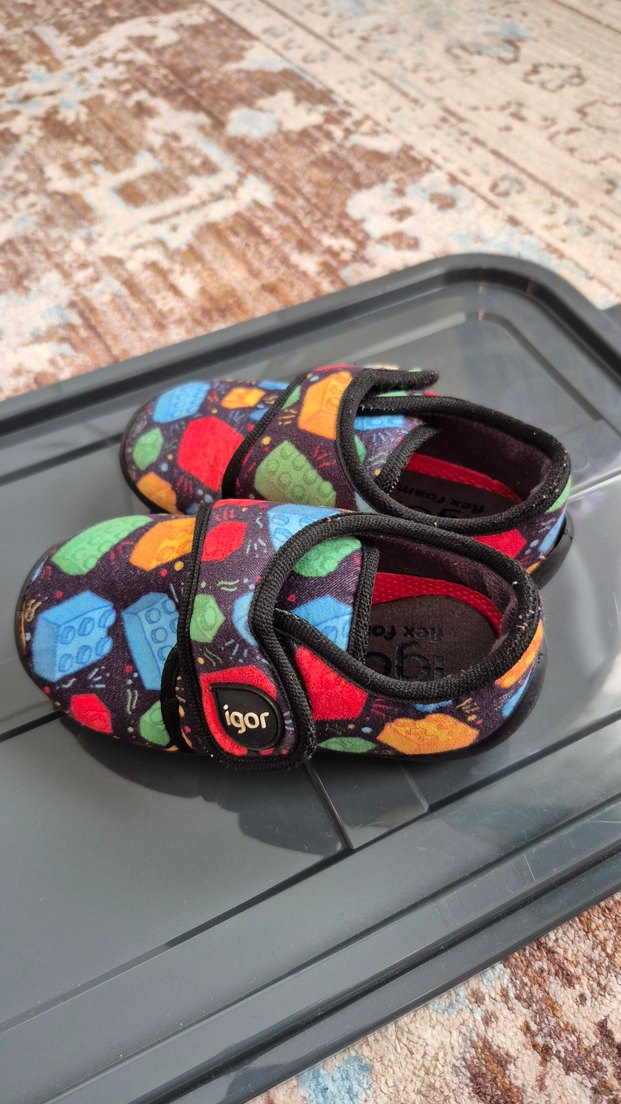 IGOR Kışlık Panduf/ Lego desenli - Görsel 2