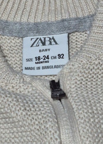 Bej Bebek Örgü Hırka - Görsel 5