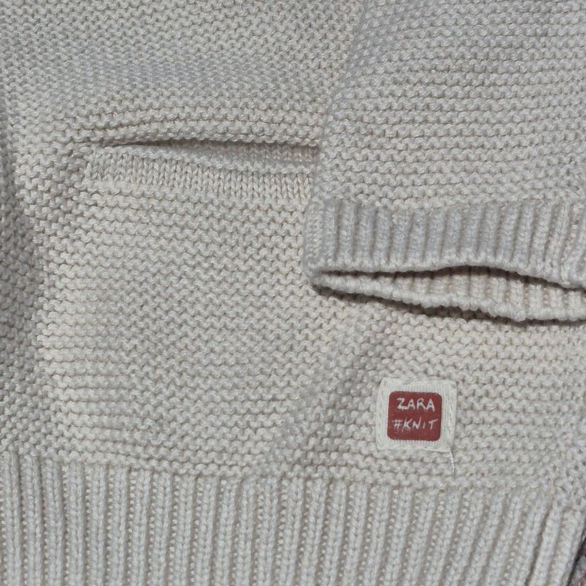 Bej Bebek Örgü Hırka - Görsel 4