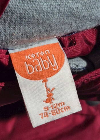 Kürk Detaylı Kırmızı Erkek Bebek Mont - Görsel 7