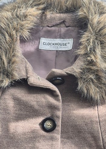 Yurt disindan Kürklü Yarasa Kol Midi Kaban - Görsel 3