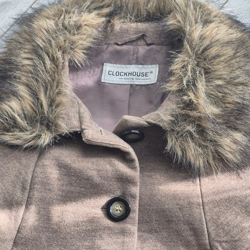 Yurt disindan Kürklü Yarasa Kol Midi Kaban - Görsel 3