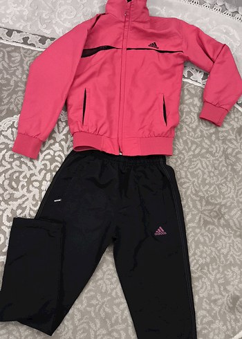 Fermuarlı Pembe çocuk Eşofman Takımı 8-9 yaş