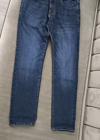 unisex Lacivert Denim Regular Fit Jean