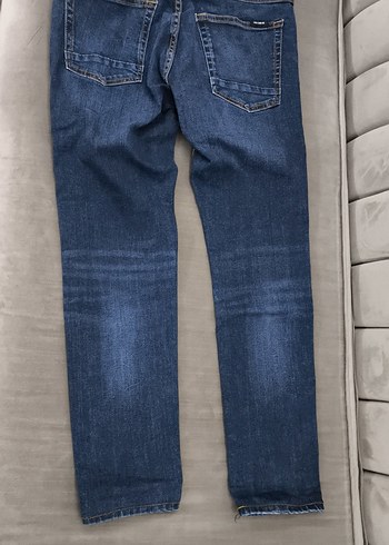Pull and Bear unisex Lacivert Denim Regular Fit Jean
