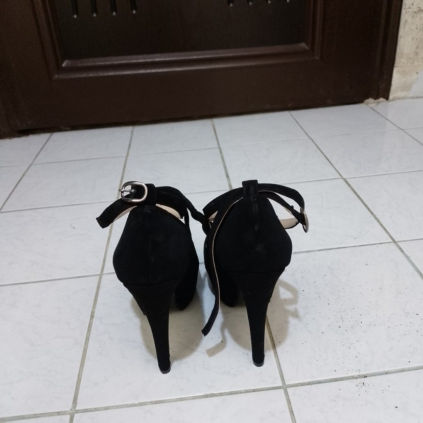 Diger Siyah Minimalist Topuklu Kadın Ayakkabı - Görsel 3