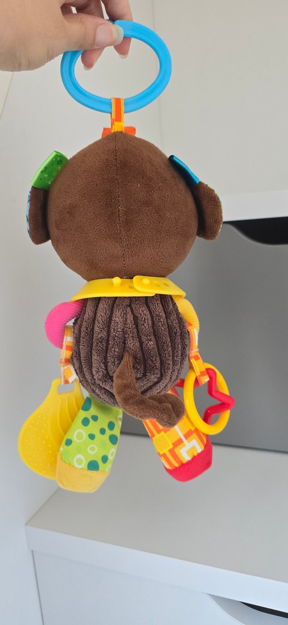 Sozzy Toys Renkli Maymun Diş Kaşıyıcı ve Çıngırak - Görsel 2