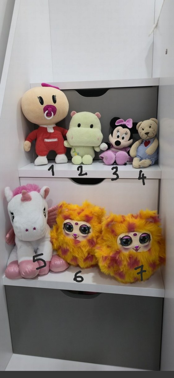 Renkli Peluş Oyuncak Seti - Görsel 2