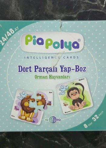 Piapolya Dört Parçalı Yap-Boz - Görsel 3