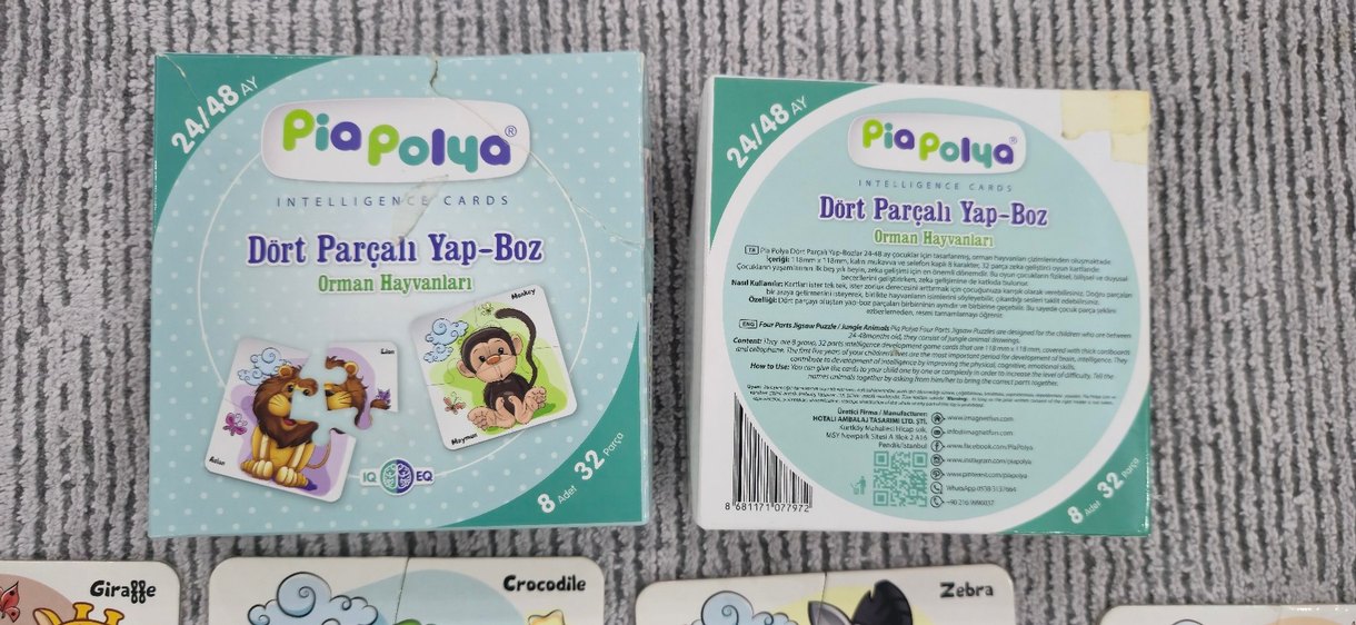 Piapolya Dört Parçalı Yap-Boz - Görsel 4