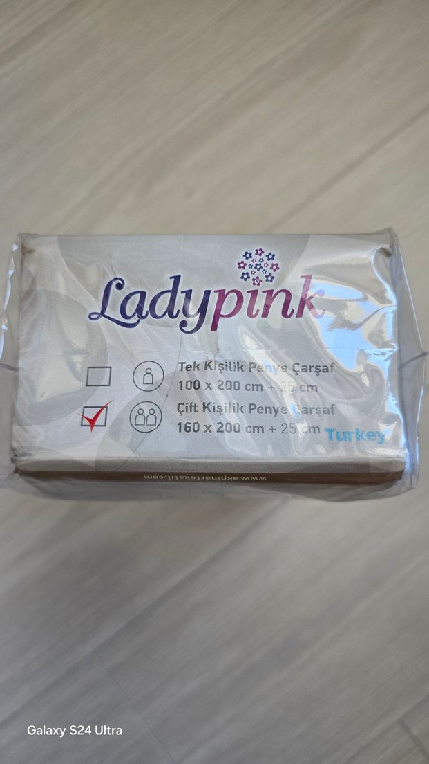 Çift Kişilik Beyaz Penye Lastikli Çarşaf - Görsel 3