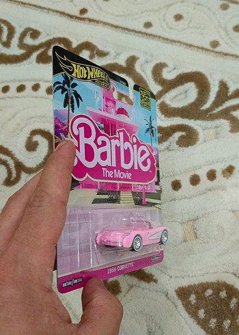  Beden Pembe Barbie 1956 Corvette Hotwheels Premium