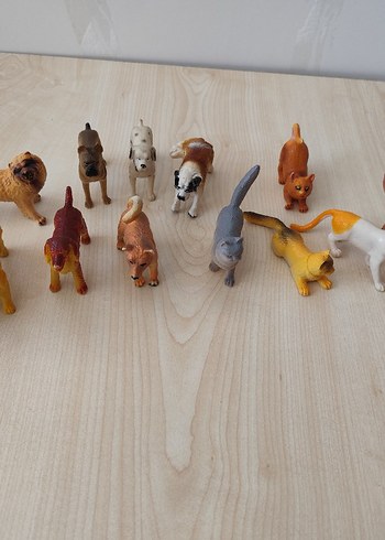 kedi ve köpek hayvan figürleri set