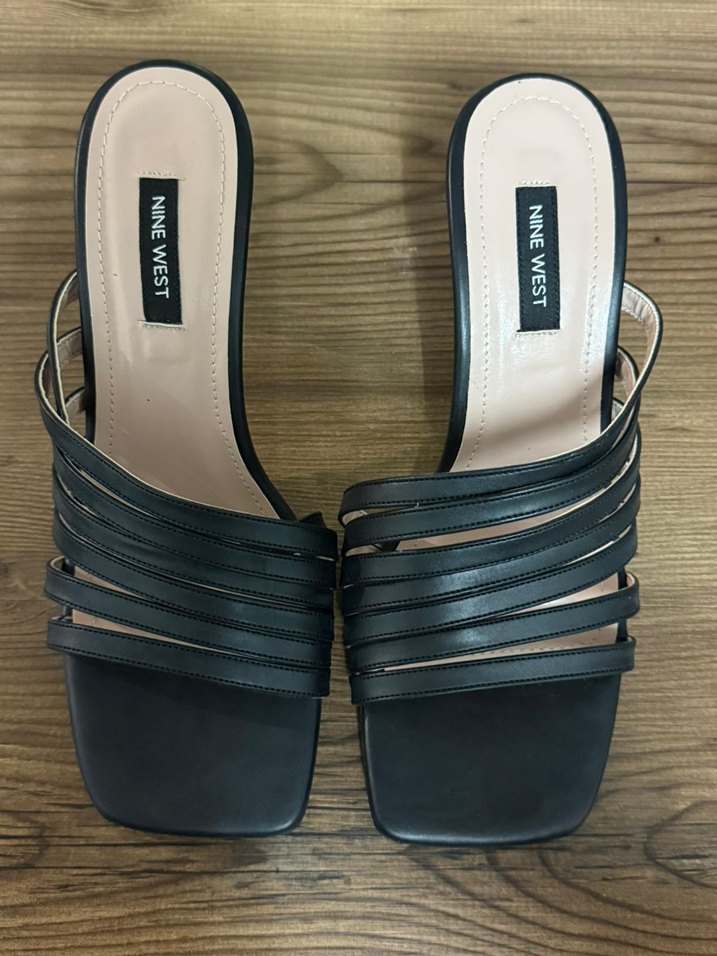 Kadın Siyah Stiletto Topuklu Terlik - Görsel 5