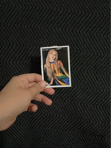 Blackpink Rose fotokart