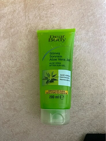 Diğer Güneş sonrası aloe Vera jel