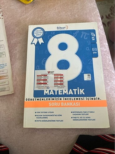 Matamatik kitabı 8 sınıf biltest yayın