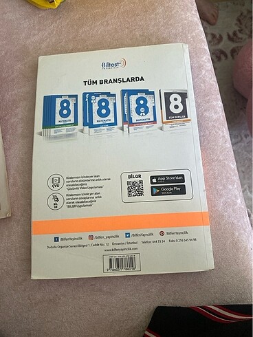  Beden Renk Matamatik kitabı 8 sınıf biltest yayın