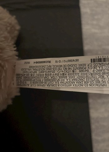 Kapüşonlu Kadın Bej Peluş Mont - Görsel 3