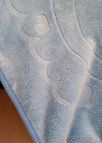 Nakışlı Mavi Bebek Battaniyesi - Görsel 2